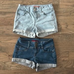 Two Pairs of Shorts by Wax Jeans, size S